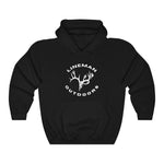 Men's White Logo Hoodie